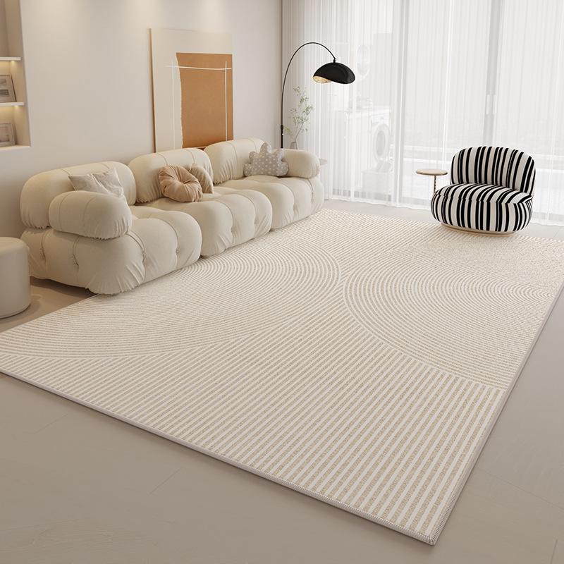 Ковер для гостиной Cream Velvet Loop - водонепроницаемый, спальня и домашний декор 2024