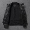 Chinese Size Black Motorcycle Jackets Genuine Cowhide Leather Coats Men Leather Jacket Riding Biker Jackets For Men Clothing Winter