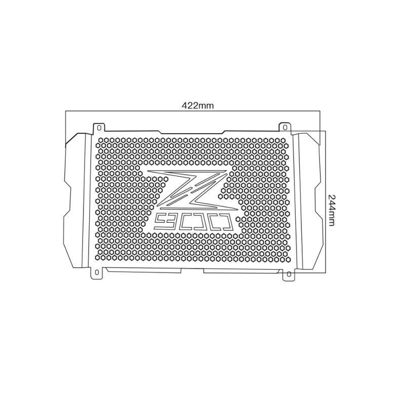 Аксессуары для мотоциклов, решетка радиатора, защита для Kawasaki Z900 Z 900 2017 2018 2019