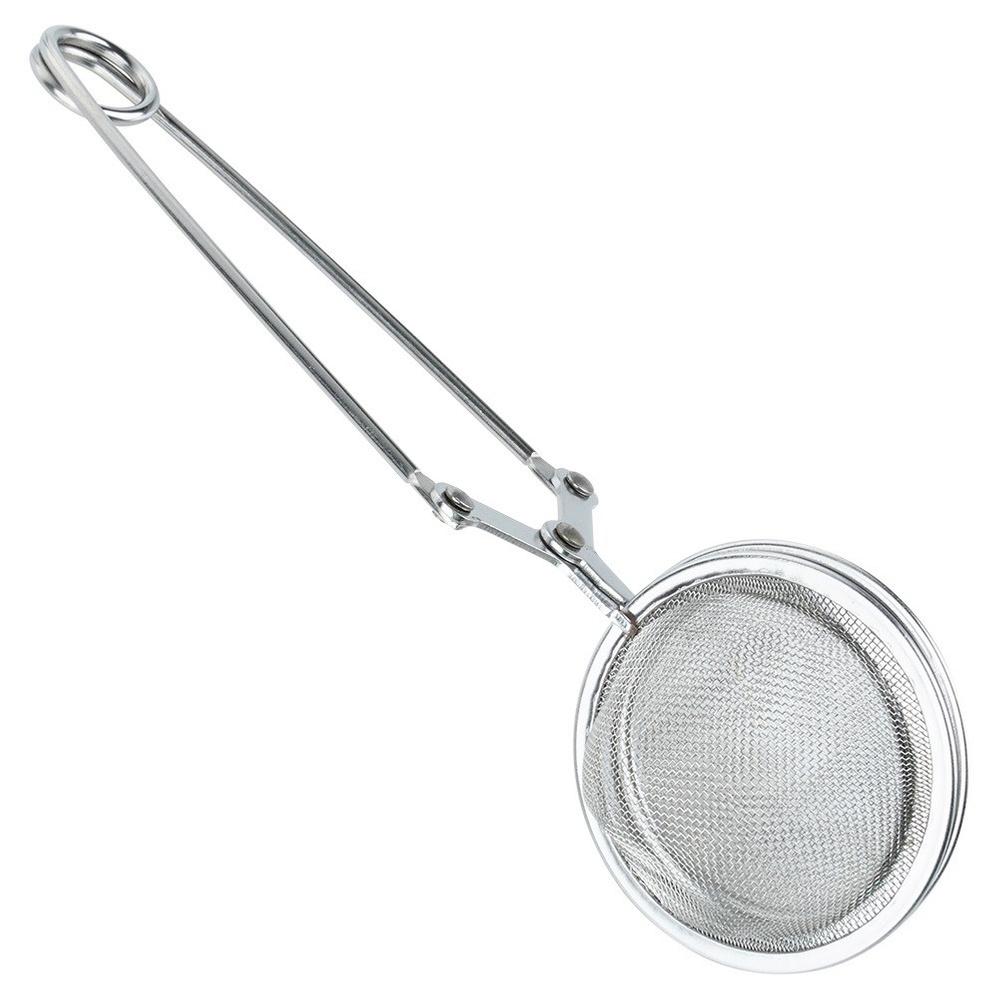 Steel tea strainer 5x16 cm