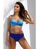 Azura Exchange Полосатый комплект бикини с перекрученным бюстом