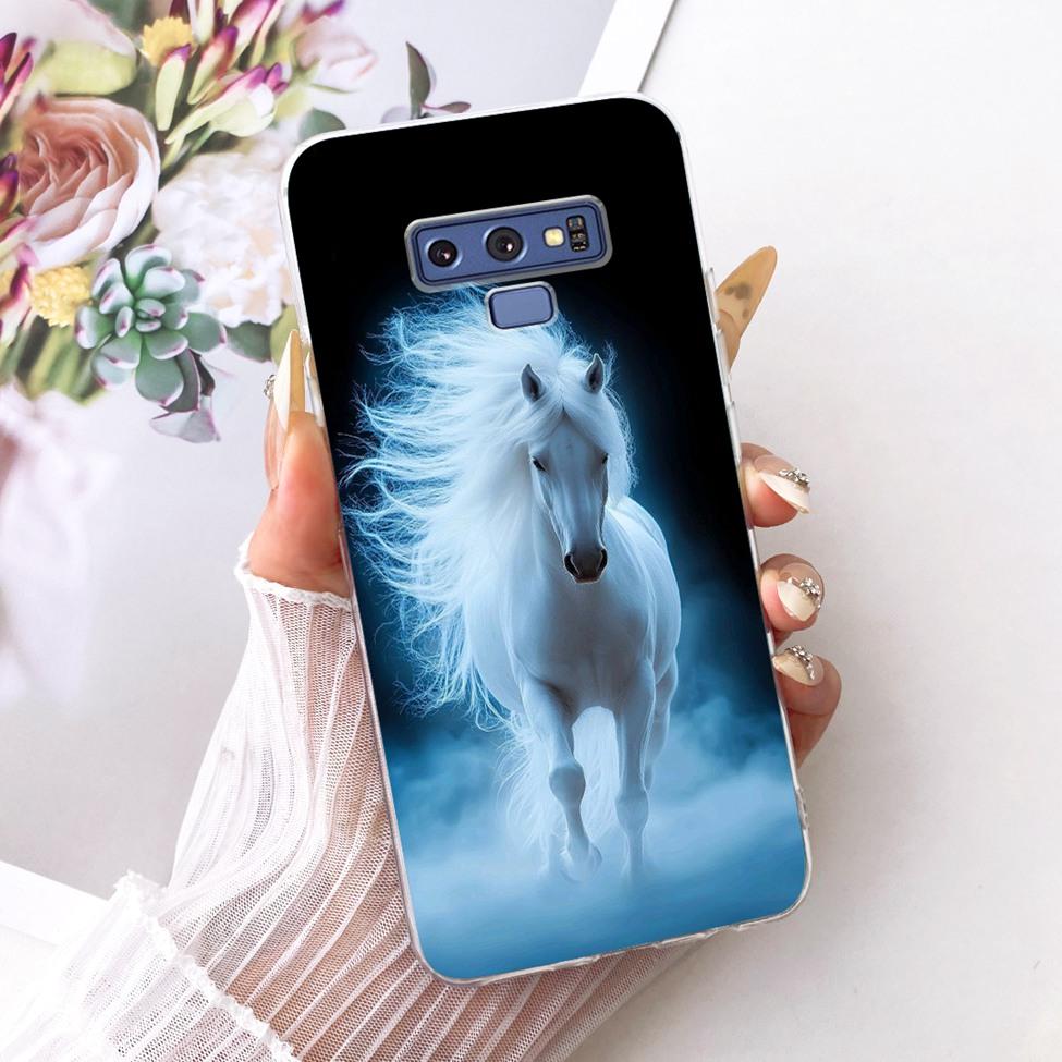 Transparent Cover For Samsung Note9 Case Cute Fashion Butterfly Funny Painted Casing For Samsung Galaxy Note9 SM-N960F SM-N9600