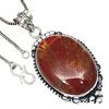 Pendant Stick Agate Gemstone Valentine'Day Gift Silver Jewelry 2.75"