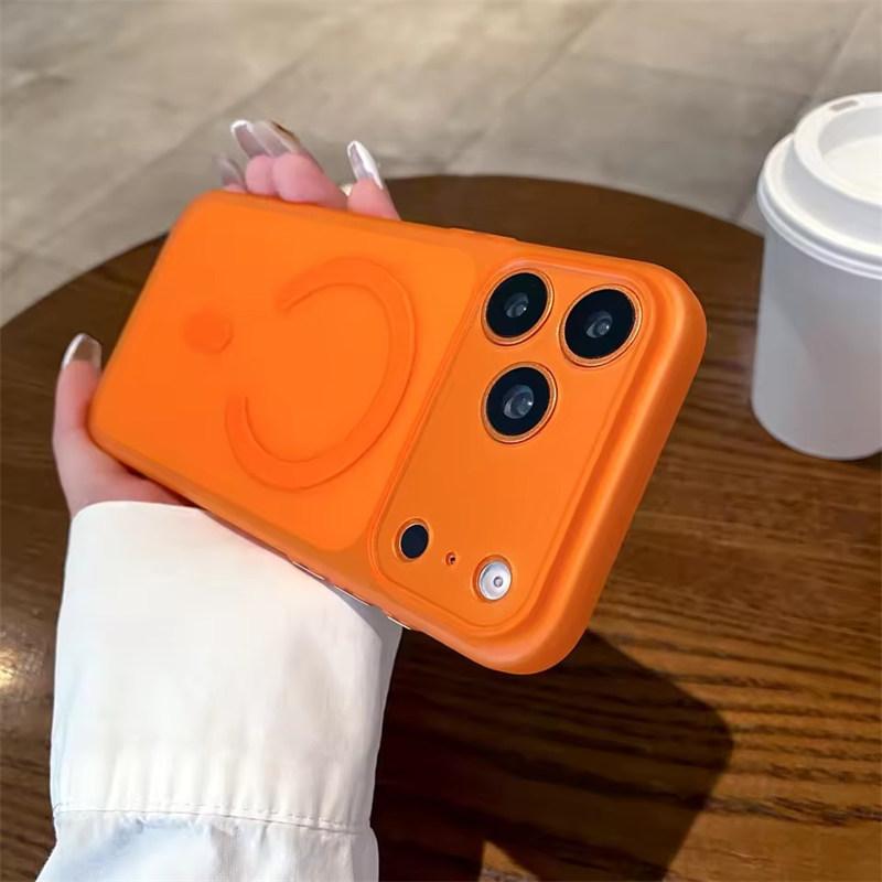Ультратонкий матовый полупрозрачный магнитный чехол для iPhone 17 Air 16 15 14 13 12 11 Pro Max Plus Для Magsafe Мягкий ТПУ Защитная крышка