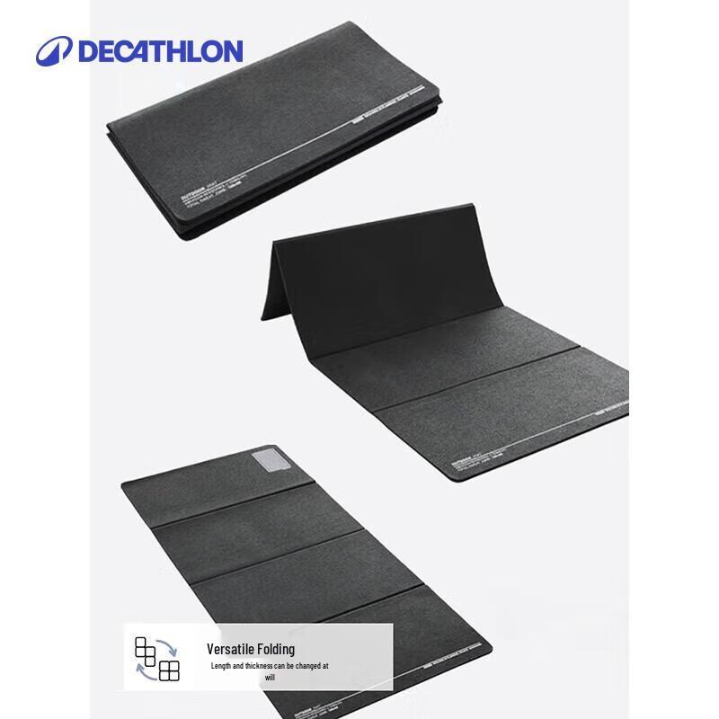 Складной противоскользящий коврик для йоги и фитнеса Decathlon