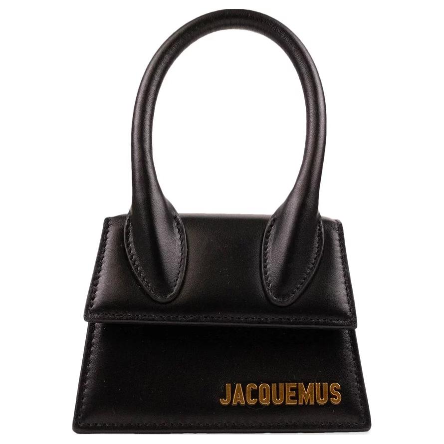 Jacquemus Кожаная мини-сумка через плечо Le Chiquito Черная Женские Сумки на плечо 203BA01-203-300990