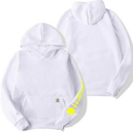 Унисекс Модный Худи Carhartt с Плюшевой Подкладкой Свитшот-Пуловер для Мужчин и Женщин