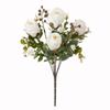 1/3pc Artificial Flowers Silk Roses Wedding Bridal Bouquet Home vase Christmas Outdoor garden bonsai diy Gift box festival Decor