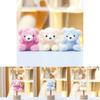Plush Bear Keychain With Soft Short Plush For Bag Decor And Collecting