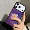 Capa Case for iPhone 17 Air 16 Pro Max 15 Plus 11 13 Mini 14 12 Back Phone Cover Lotus Flower