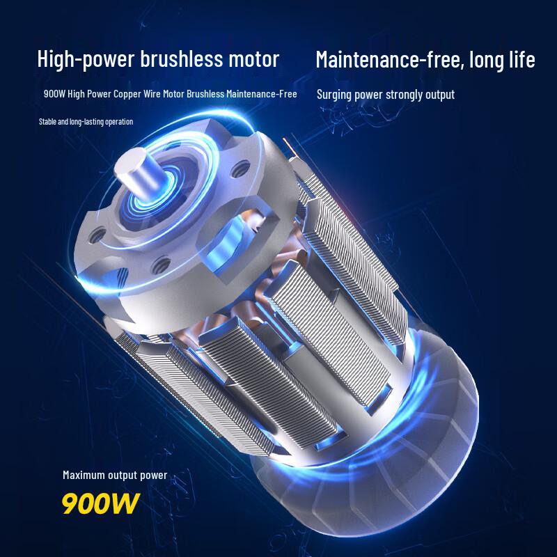 Бесщеточная аккумуляторная цепная пила Dongcheng 20V, штекер CN (адаптер в комплекте)