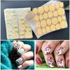 1 Sheet Nail Kit Gel Clear Long Lasting Wearing Nail Stick Double Pads Jelly Enhancement Side N A9A7