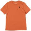 Бренд Jumpman Emb Однотонная футболка с круглым вырезом с коротким рукавом Мужские топы DC7486-220