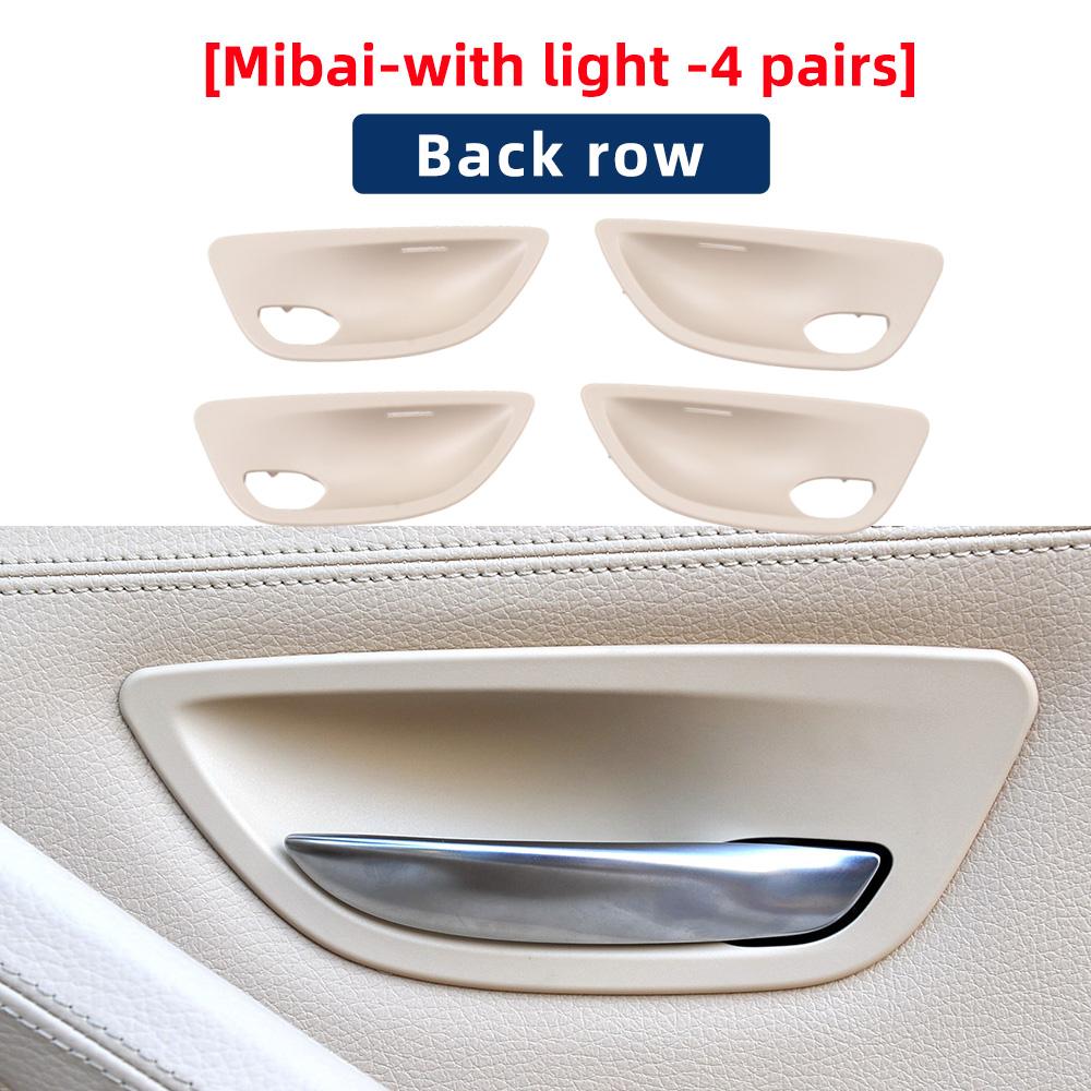 2PCS/4PCS Car Door Handle Bowl Trim With Ambient Light Interior Pull Handle Cover For BMW 5 Series F10 F11 2010-2015 520i 523i