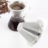 Funnel Coffee Filter Dripper Filter Tea Strainer Stainless Steel Pour Over Cone New