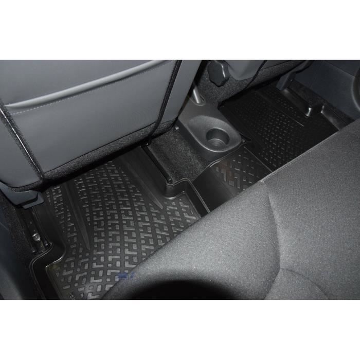 Tapis De Sol En Caoutchouc - J&J AUTOMOTIVE - Renault Clio 4 - 3D - Antidérapant - Sur Mesure