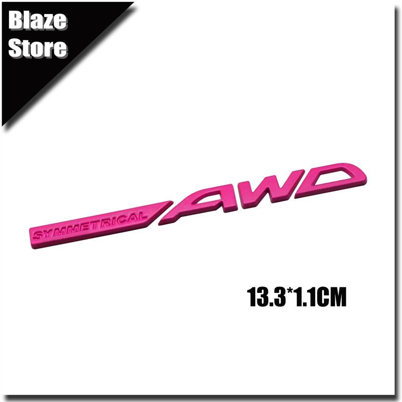 3D Металлическая Симметричная Эмблема AWD На Крышку Багажника Автомобиля Автомобильная Наклейка Для BRZ XV Outback Forester Asahi Panther WRX Impreza