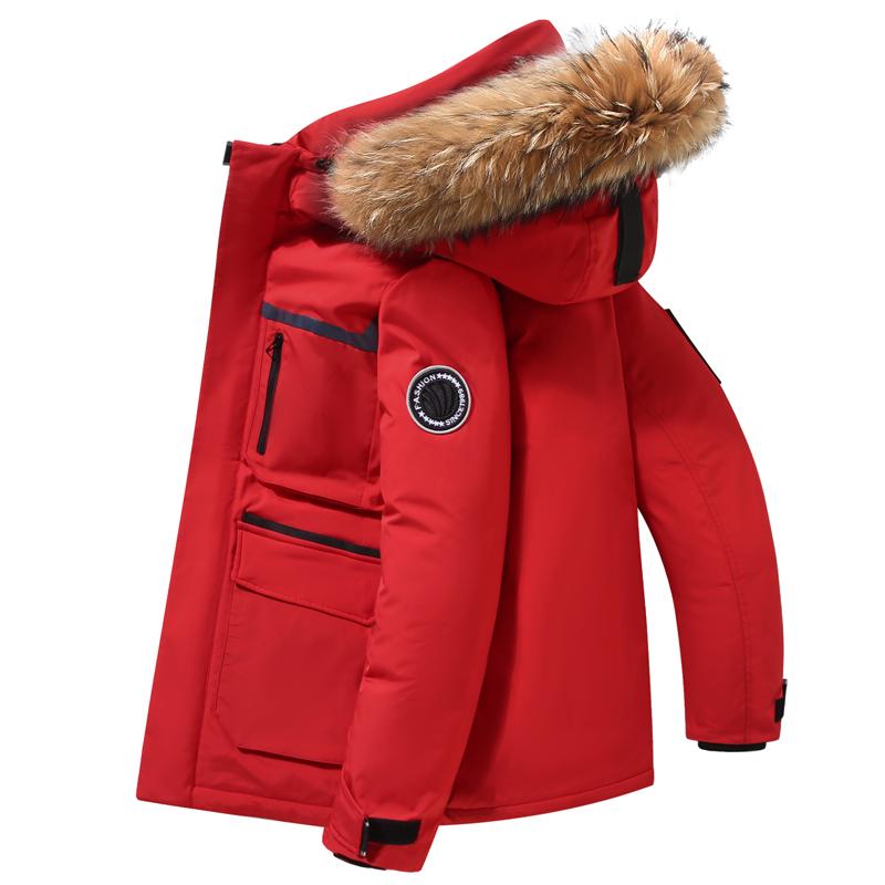 Большой размер 4XL-11XL Модный зимний мужской пуховик с капюшоном, повседневный, свободный, теплый, оверсайз, верхняя одежда, мужские пуховики