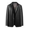 New Men's Leather Suit Sheepskin Suit Business Casual Leather Jacket Fashion Simple Leather Single Top