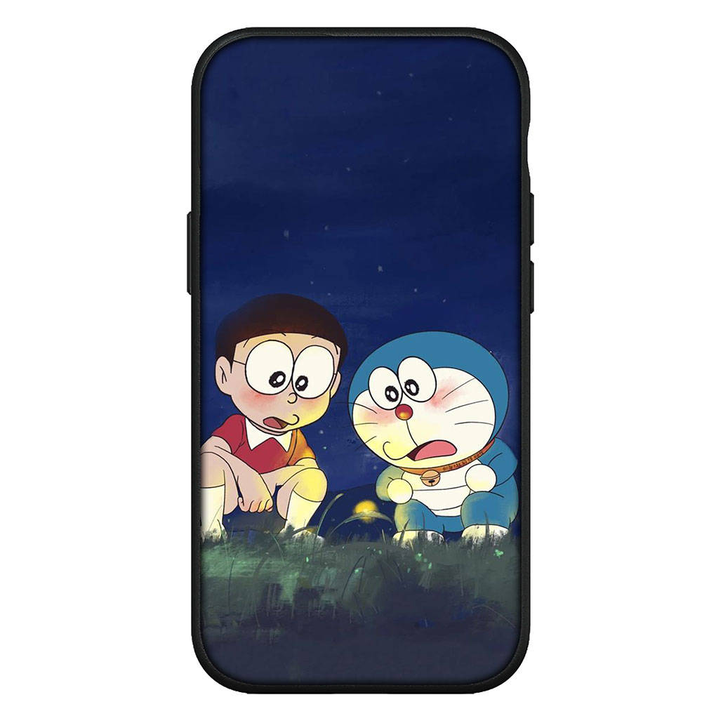 Чехол для iPhone 16 15 Xiaomi Redmi Note 14 13 12 11 Pro Max X 8 9 16e Samsung Galaxy S25 S24 S23 Moto G85 G24 OPPO Huawei Аниме Дораэмон Чехол для телефона