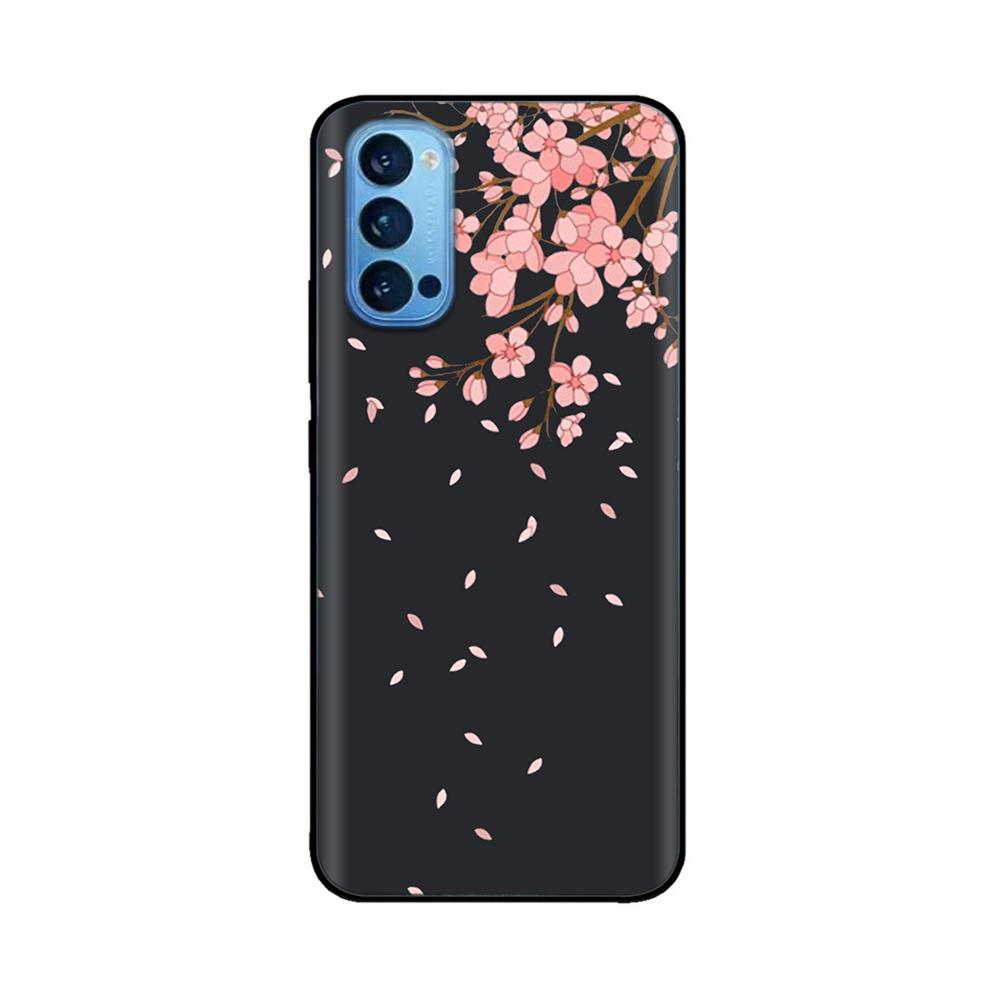Чехол для Oppo Reno4 Pro 5G Мягкий ТПУ Черный Силиконовый Задняя Крышка Телефона для OPPO Reno 4 Reno4 Pro 5G 4G Чехол Funda Coque Бампер Capa