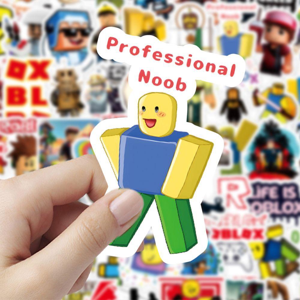Roblox Stickers 60 Pcs Cartoon Game Character Waterproof Vinyl Decals For Car Skateboard Luggage Laptop Notebook Kids Game Fans
