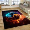 Yin and Yang 3D Naturalize Chinese Tai Chi Carpet Rug for Home Living Room Bedroom Sofa Doormat Decor,Kids Area Rug Non-slip Mat