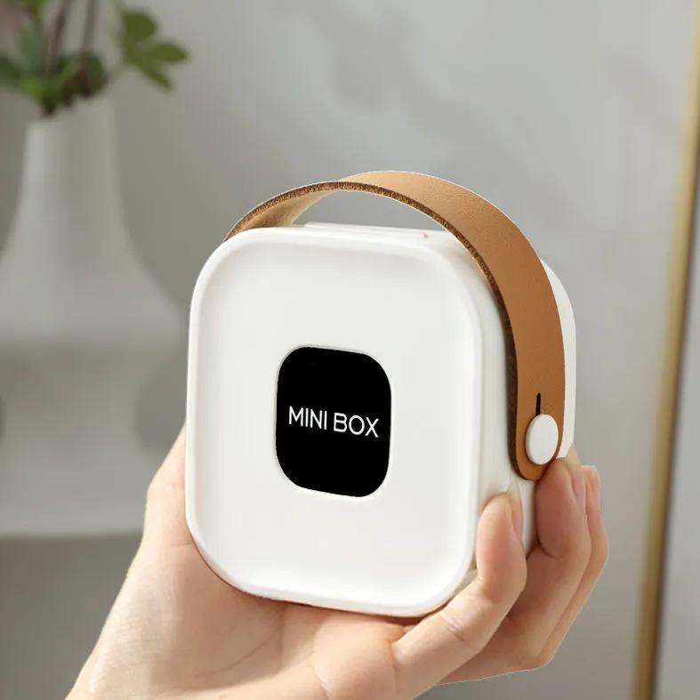 Простая и изысканная коробка для хранения ювелирных изделий, портативная и многофункциональная, с разделителями, для организации ювелирных изделий, помады, украшений, YLE25