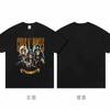 Guns N Roses Hip Hop Summer Street Rap Sports Street Dance Casual Fitness Men's Short Sleeve T-shirt Top Girls' T-shirt Harajuku
