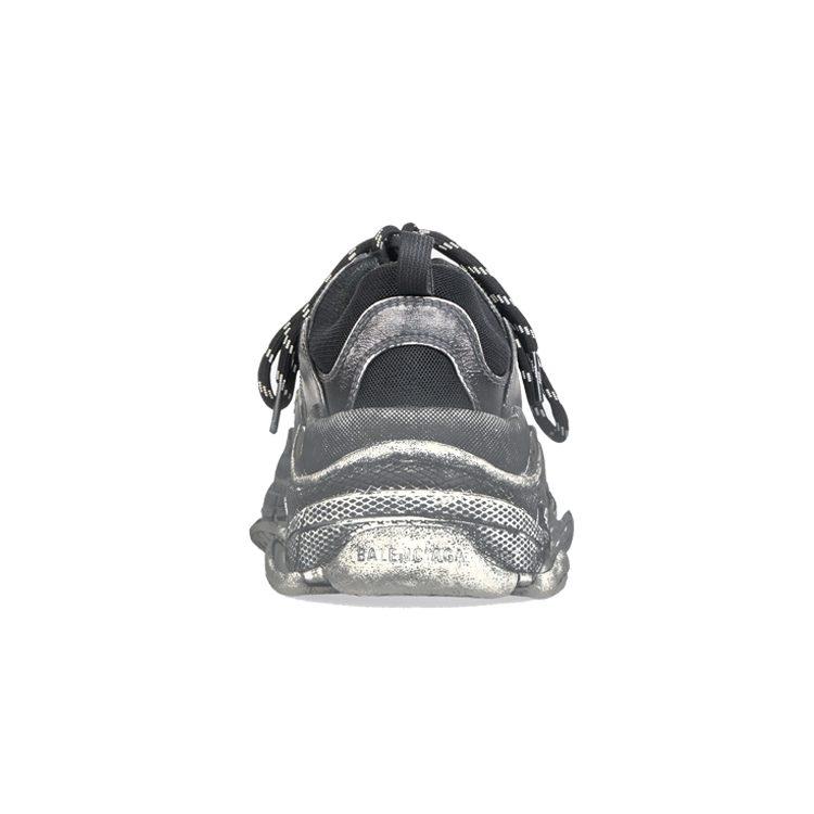 Balenciaga Triple S Выцветший черный Женский 524039W3CN31000