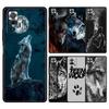 Чехол для телефона Волк для Xiaomi Redmi Note 14 13 12 5G 9S 9 10 11 Pro Plus 9T 14C 13C 12C 10C 9C 9A Мягкий силиконовый чехол