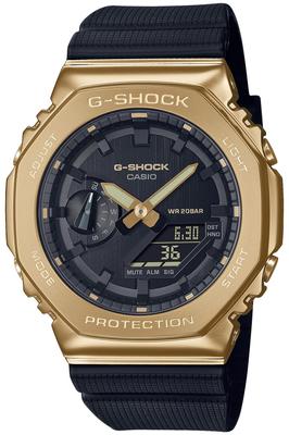 Casio G-Shock GM-2100G-1A9JF Металлические с черным покрытием