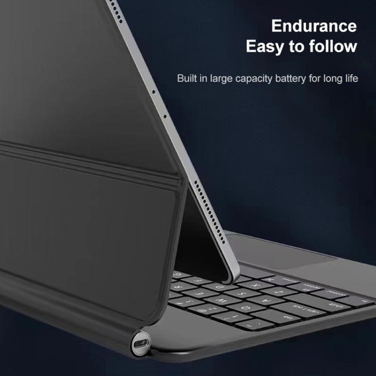 For iPad Pro 11 Inch 2021/2020/2018 P11 Bluetooth Keyboard Leather Case with Touch Pad