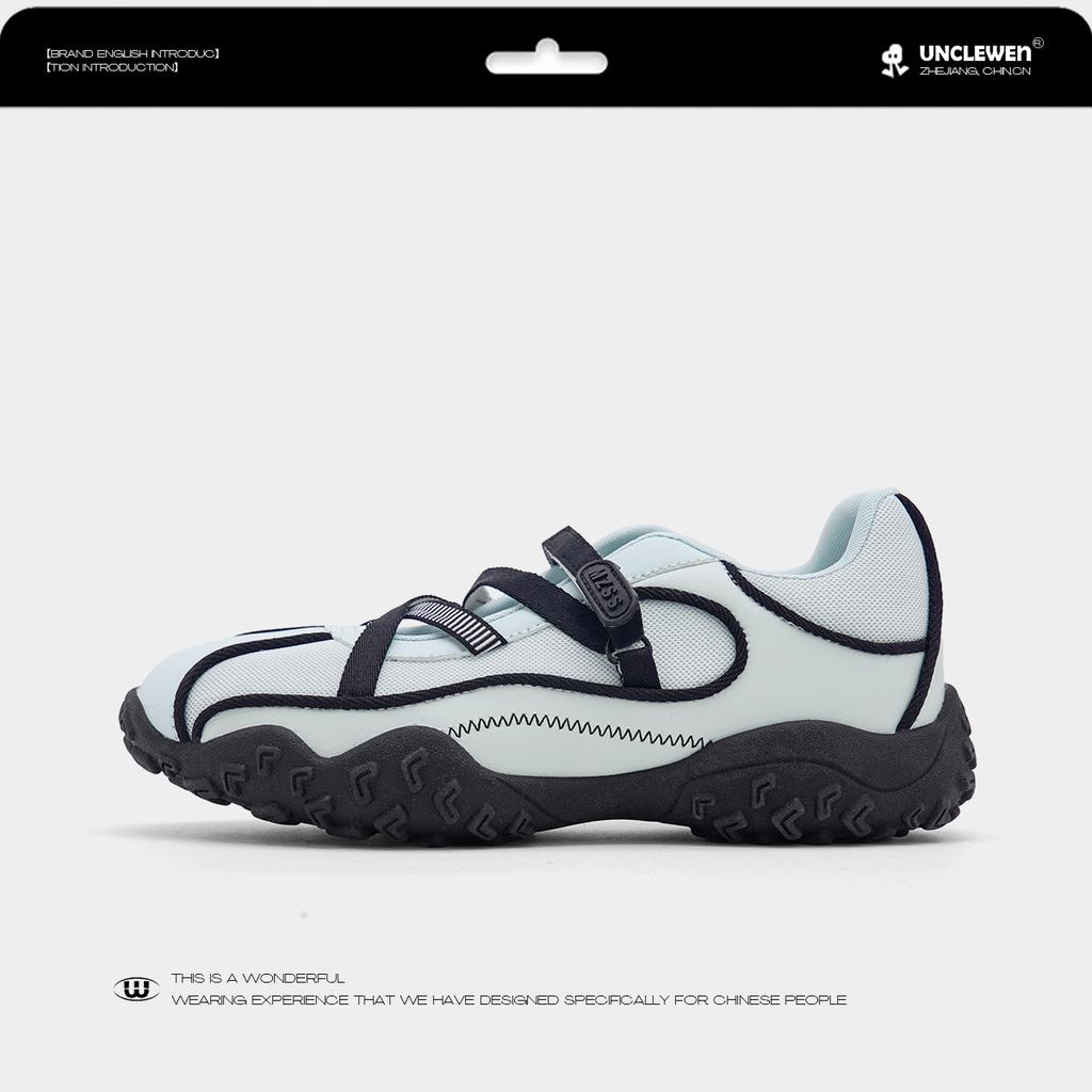 Мятные летние~ Балетки с увеличивающей высоту подошвой 5,5 см, женские летние дышащие туфли Мэри Джейн на платформе, повседневные кроссовки