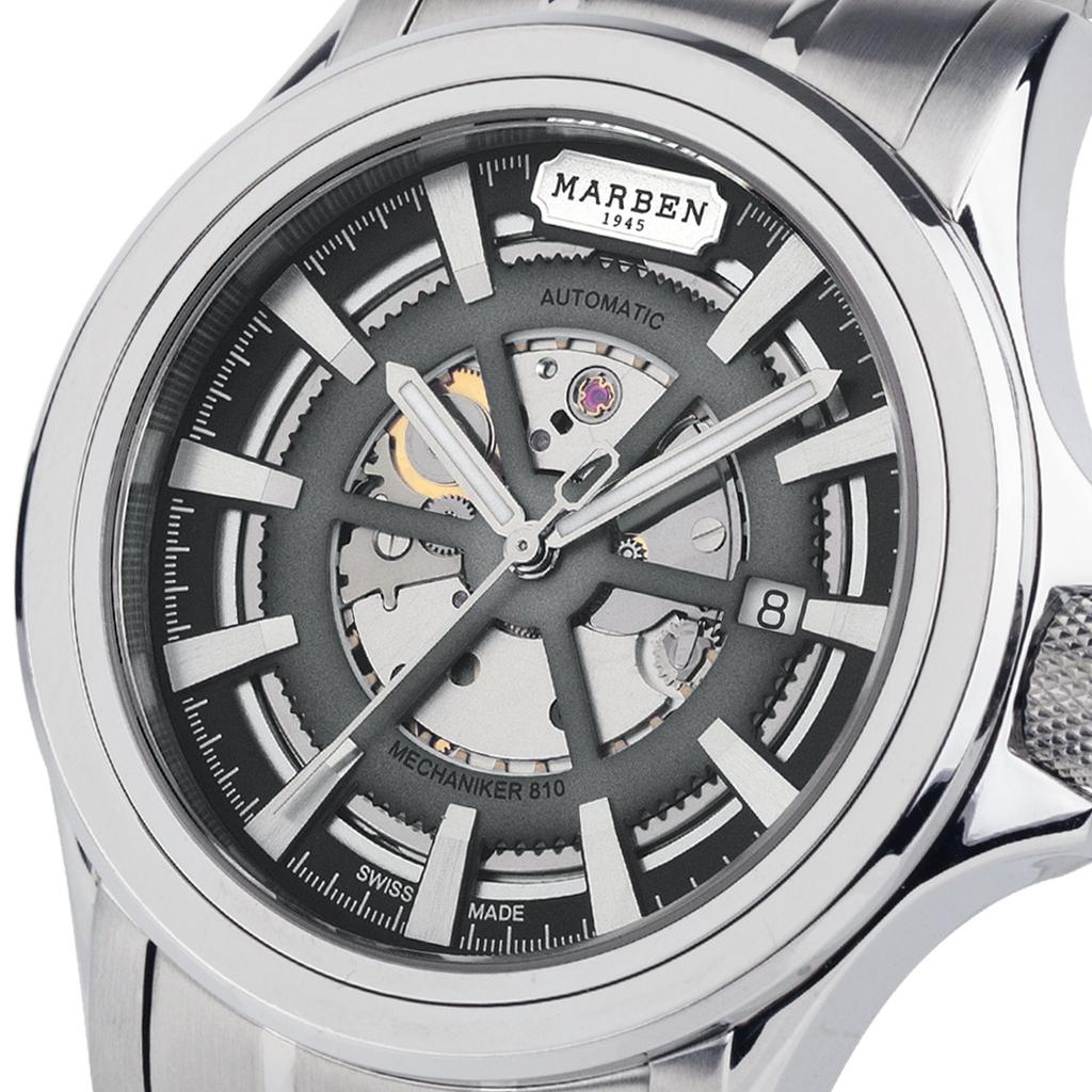 [MARBEN] Automatic Metal Men's Watch ME810-44