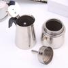 100мл-450мл Кофейники эспрессо из нержавеющей стали Кофейник мока для плиты Перколятор Кофеварка Подходит для дома и офиса