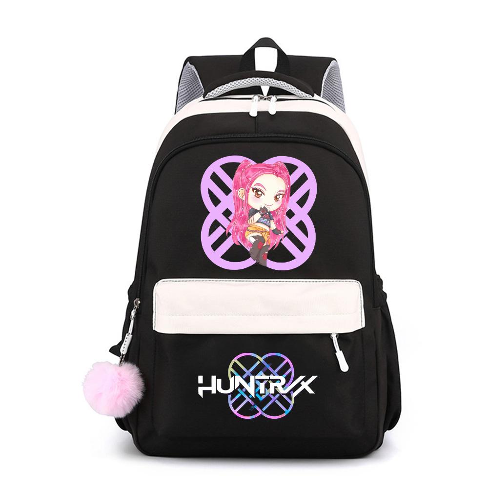 Cute Anime K-Pop Printed Large Capacity Backpack for Teenger Student Girl Boy Schoolbag Bookbag Kid Gift Women Waterproof Travel Bag Mochila