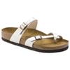 Birkenstock Мягкие удобные плоские универсальные открытые дышащие шлепанцы Женские сандалии Жемчужно-белые 0071661