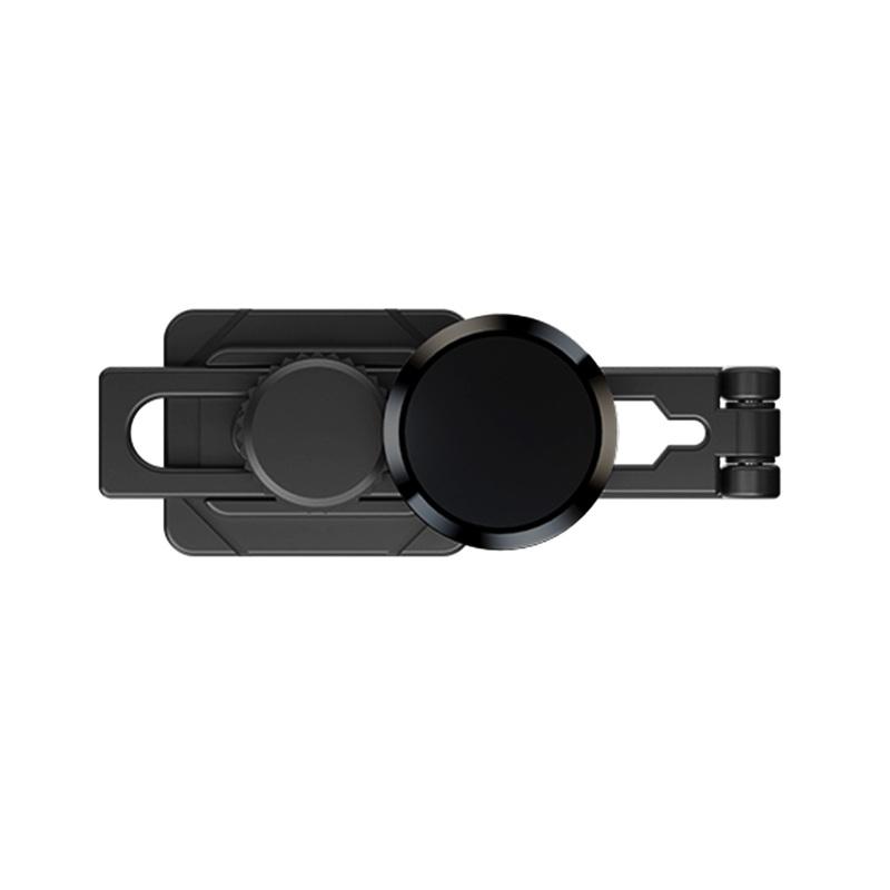 Magnetic Car Phone Holder Slide Rail Adjustable Foldable GPS Mobile Phone Mount 360 Degree Rotary Suspension for iPhone 14 13 12