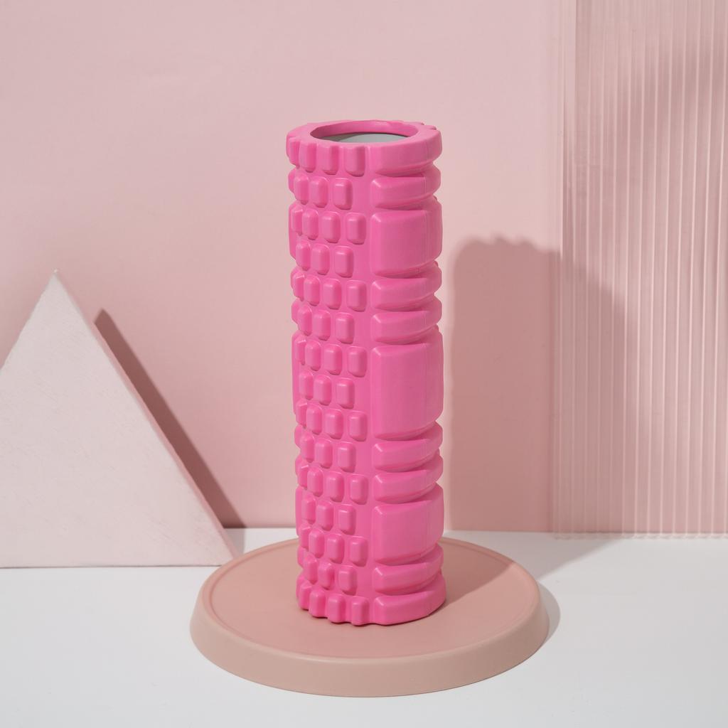 Connors Solid Foam Shaft Muscle Relaxation Skinny Leg Roller Massage Yoga Column Auxiliary Tools Supplies Equipment.