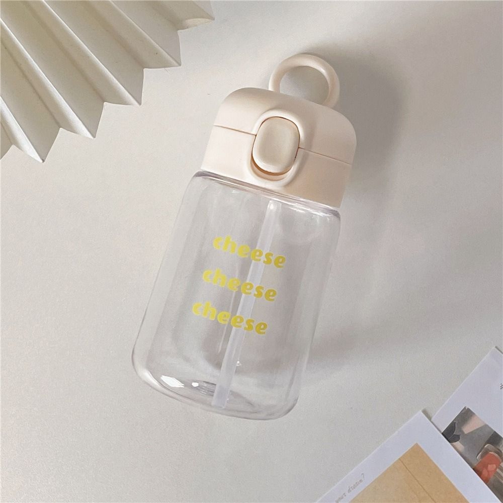 Straws and Lids Water Bottles 400ML Beverage Cups Creative Kids Sippy Cup  Toddlers Feeding