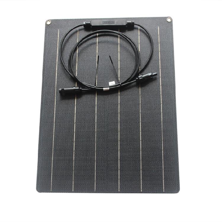 Портативная солнечная панель 30 Вт, гибкая, водонепроницаемая, для кемпинга, лодок, плата для зарядки аккумулятора 12 В