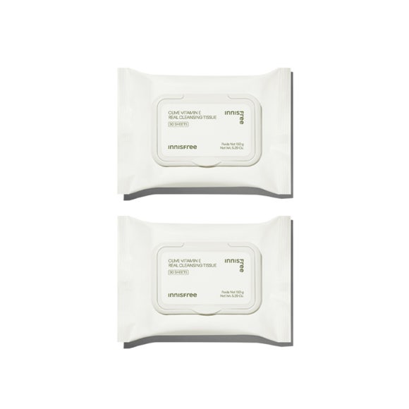 Innisfree Olive Vitamin E Real Cleansing Tissue 30 Sheet (3 Options)