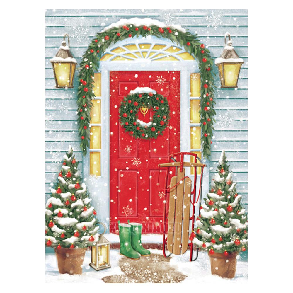 Алмазная картина Рождественский снеговик вышивка крестиком Новое поступление 5D DIY Алмазная вышивка Мозаика Мультфильм Ремесло Праздничные украшения