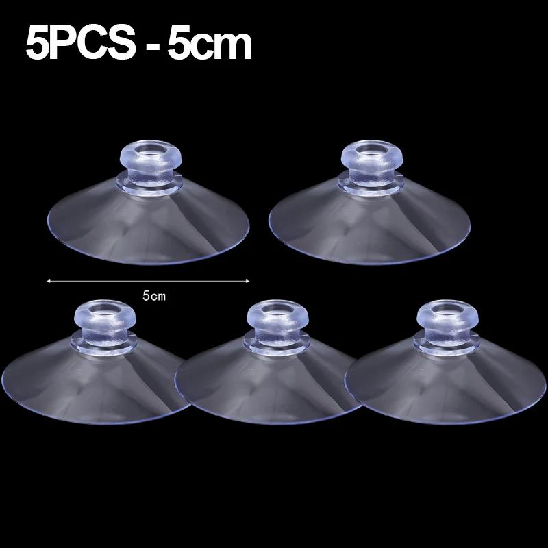 Mushroom Head Clear Suction Cups PVC Adhesive Sucker Holders Hanging Hooks Home Organizer Suction Pads Window Glass Table Decor