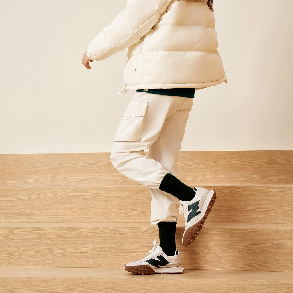 New Balance XC-72 Sea Salt Nightwatch Зеленые кроссовки унисекс Бело-красные UXC72VA