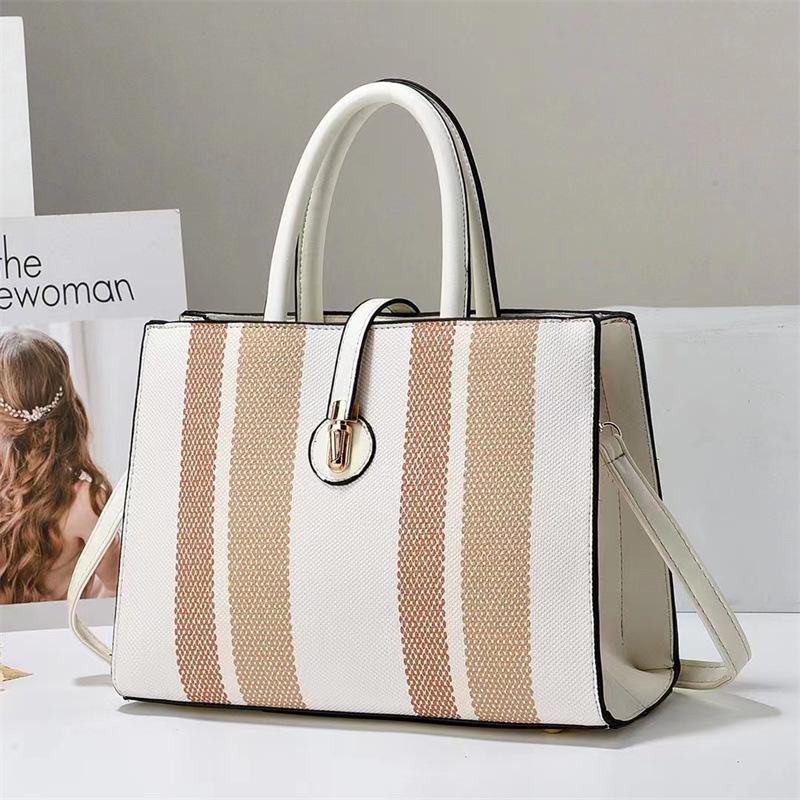 2026 summer fashion handbag simple contrasting color versatile large capacity shoulder messenger bag