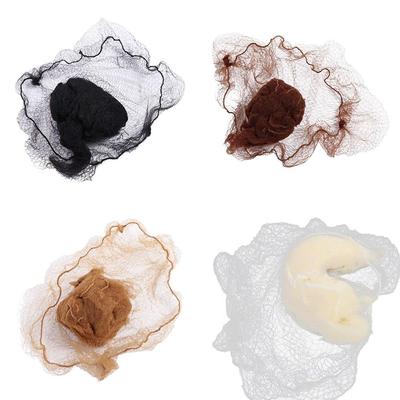 20pcs Breathable Nylon Hairnets Wig Cap Invisible Hairnet Wig Accessories Elastic Lines Hair Net
