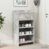 Shoe Cabinet Concrete Grey 48 x 36 x 92 cm Engineered Wood