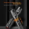 AIC Mini Flashlight High Brightness Zoomable Long Range Ultra-Long Battery Life Outdoor Cycling Emergency Light